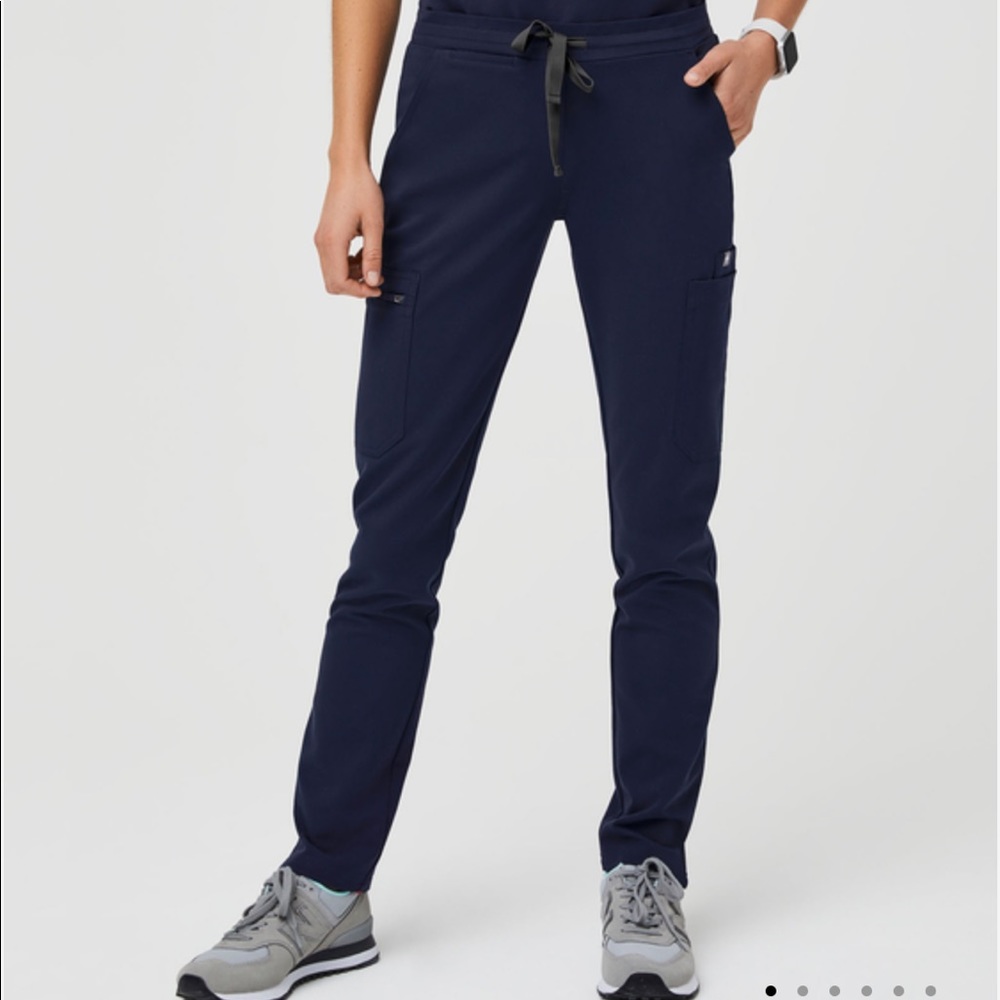 Figs Yola Scrub Pants Navy Small Petite